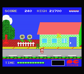 Back To The Future back cover for MSX